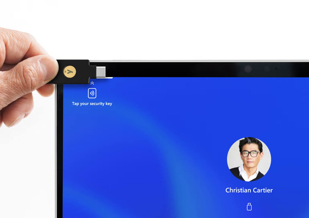 Microsoft Surface 10 - Έλεγχοσ ταυτότητας με NFC και YubiKey